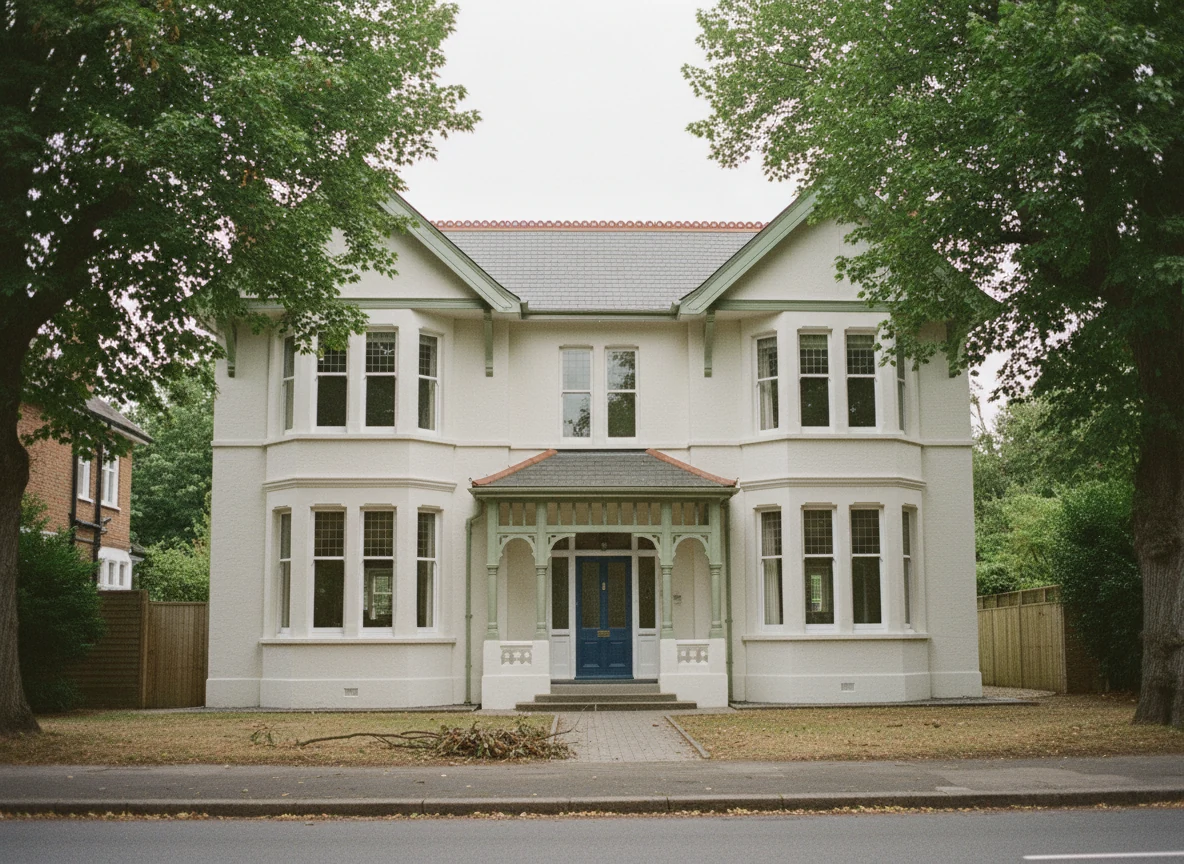 Edwardian property painting in Southampton, period features by Southampton Decorators