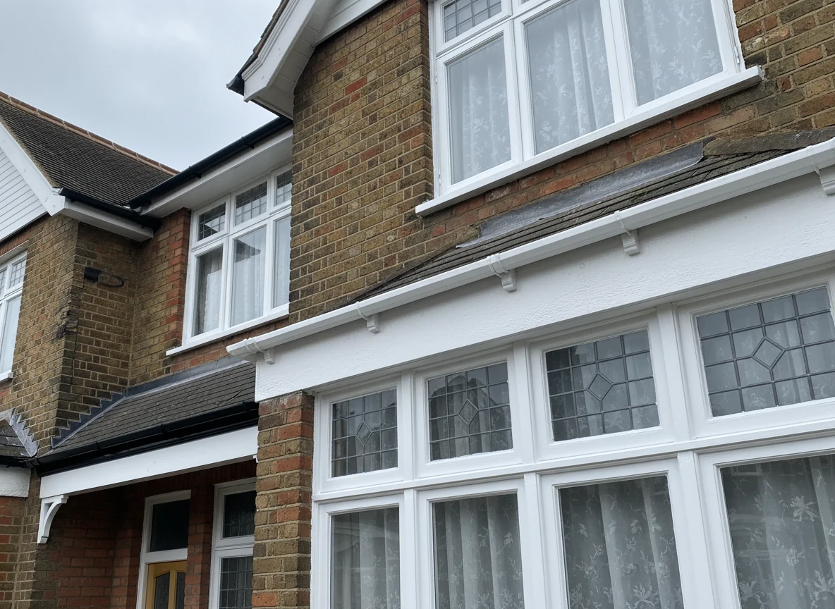 Professional exterior decorating on a Southampton period property facade