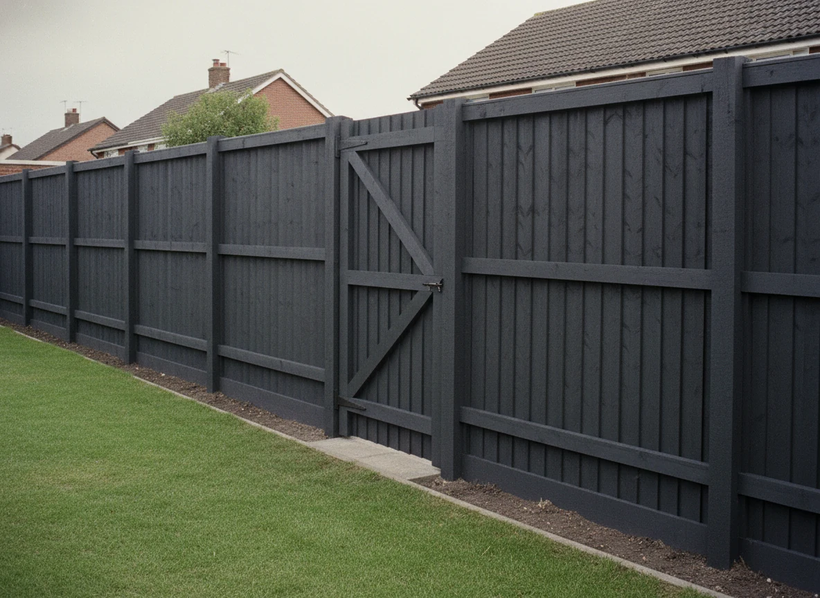 Garden timber treatment including deck and fence in Southampton