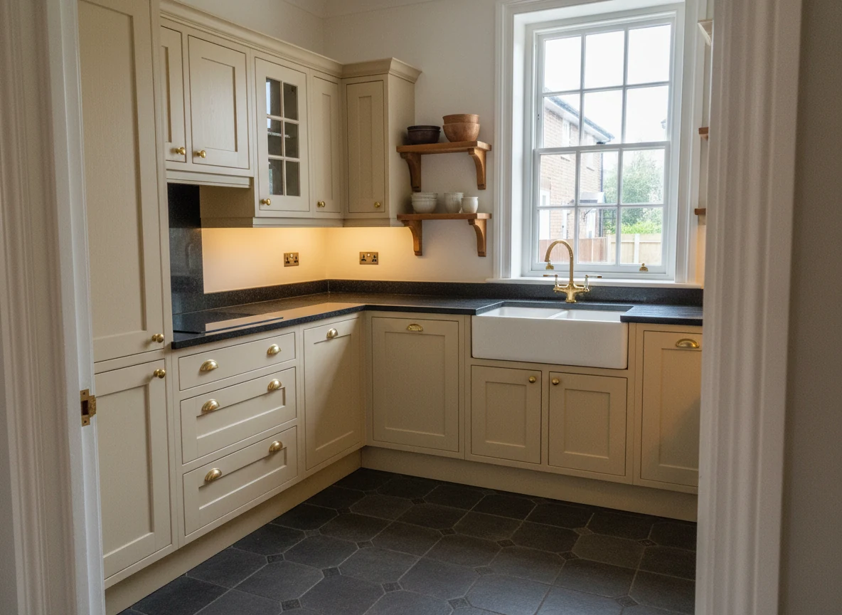 Kitchen cabinet painting in Southampton by Southampton Decorators