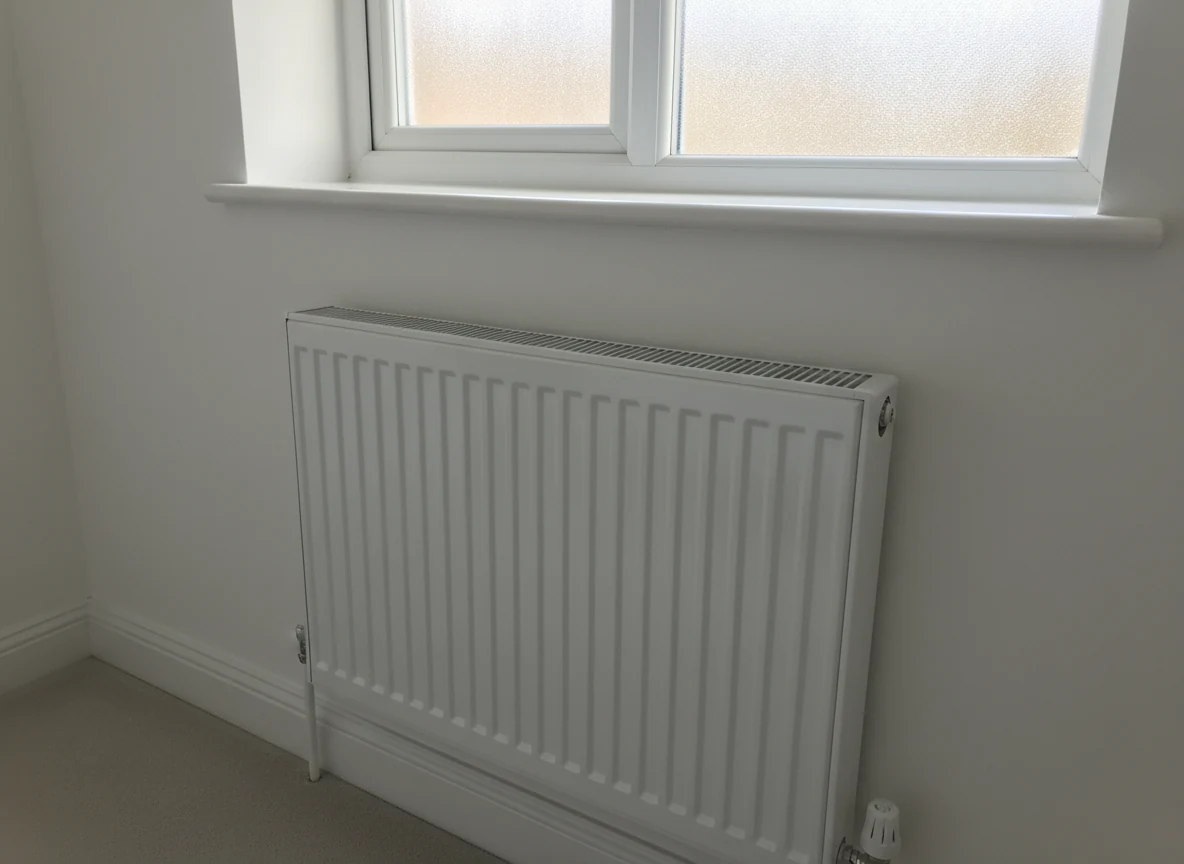 Cast iron radiator painting in Southampton Edwardian property